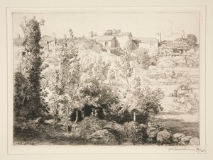 Il Villaggio di La Meule (Ile d da Auguste Lepere