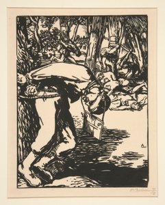 I Francs-Tireurs (Cecchini), da La Guerra del 1914, prima serie, n. 11 da Auguste Lepere