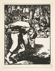 Les Francs-Tireurs (Tiratori scelti), da La Guerre de 1914, prima serie, n. 11 da Auguste Lepere