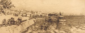 Molo di Bercy, 1891 da Auguste Lepere