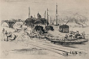 Discarica Pubblica, Quai de la Gare, 1915 da Auguste Louis Lepère
