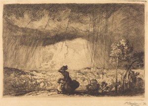 Tempesta sulla duna, Vandea da Auguste Lepere