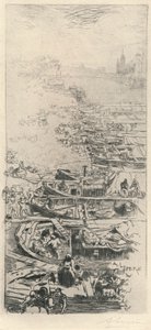 Il mercato delle mele da Auguste Louis Lepère