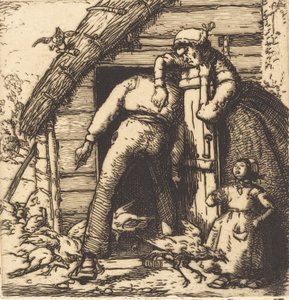 Il pollivendolo, Vendee Le Poulailler, Vendee, 1908