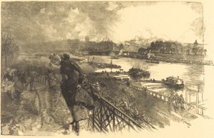 La Senna vicino al Ponte di Austerlitz