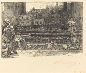 Scarico, Canal St. Martin da Auguste Lepere