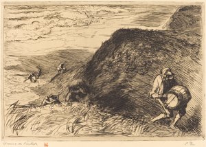 Saccheggiatori di relitti, Saint-Jean-de-Monts da Auguste Lepere