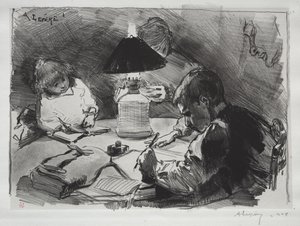 Intorno alla lampada da Auguste Louis Lepère