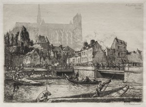 Arrivo delle Verdure-Amiens da Auguste Louis Lepère