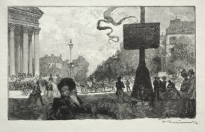 Angolo di Rue Royale da Auguste Louis Lepère