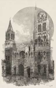Rouen Illustré: La Cattedrale di Rouen da Auguste Louis Lepère