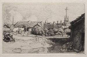 Il Calvario, St. Jean-de-Mont da Auguste Louis Lepère
