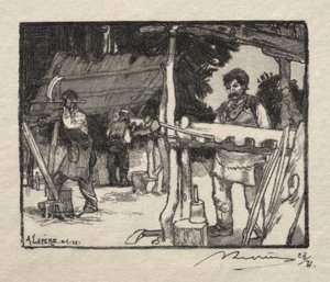 Il Fabbricante di listelli da Auguste Louis Lepère
