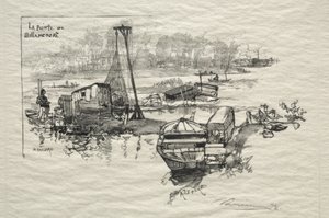 Le Point de Billancourt da Auguste Louis Lepère