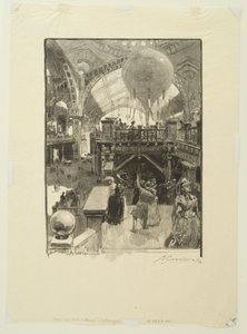Palazzo delle arti liberali: interno da Auguste Louis Lepère