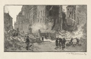 Piazza Gerson e Rue Restot da Auguste Louis Lepère