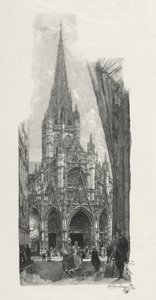 Rouen Illustré: Eglise Saint Maclon da Auguste Louis Lepère