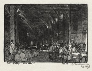 Rouen Illustré: La Halle aux Blés da Auguste Louis Lepère