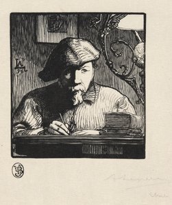Autoritratto da Auguste Louis Lepère