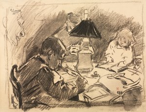 Intorno alla lampada da Auguste Louis Lepère