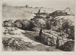 Veduta del Porto di La Meule da Auguste Louis Lepère