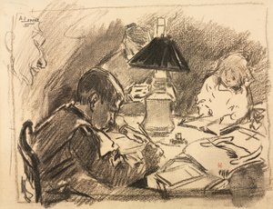 Intorno alla lampada, 1888