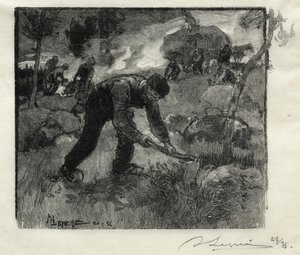 Estirpatori di erica da Auguste Louis Lepère