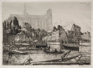 Arrivo delle Verdure-Amiens da Auguste Louis Lepère