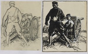 Artiglieri belgi, 1914