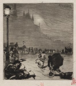 Au Coin du Pont-aux-Doubles da Auguste Louis Lepère