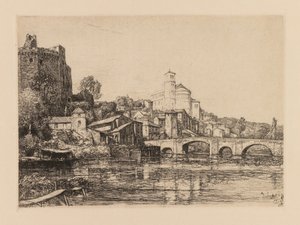 Auguste Lepère: Clisson Loire-Maritime, 1909 da Auguste Louis Lepère