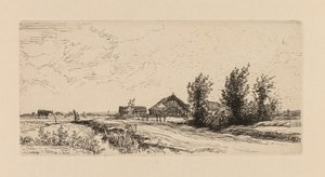 Auguste Lepère: Il piccolo guardiano di mucche da Auguste Louis Lepère