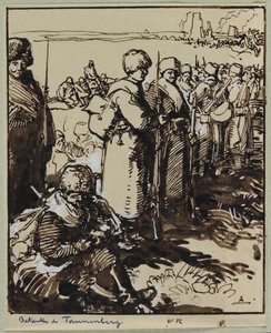 Bataille de Tannenberg da Auguste Louis Lepère