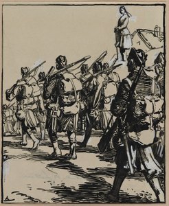 Battaglia delle frontiere: gruppo di soldati britannici