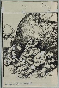 Battaglia del Col de la Chiprotte da Auguste Louis Lepère