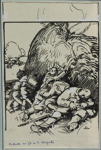 Battaglia del Col de la Chiprotte, 1914 da Auguste Louis Lepère