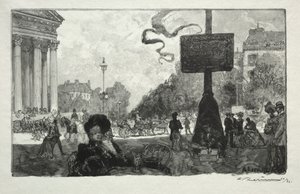 Angolo di Rue Royale da Auguste Louis Lepère