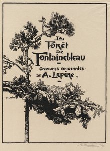 Foresta di Fontainebleau: Frontespizio da Auguste Louis Lepère