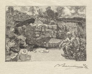 Foresta di Fontainebleau: Capanna del cavapietre, 1890