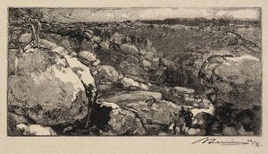 Foresta di Fontainebleau: Il Circo di Long-Rocher (La Forêt de Fontainebleau: Le cirque du Long-Rocher)