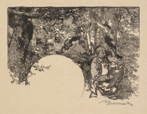 Foresta di Fontainebleau: I pittori da Auguste Louis Lepère
