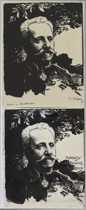 Generale de Castelneau, 1914 da Auguste Louis Lepère