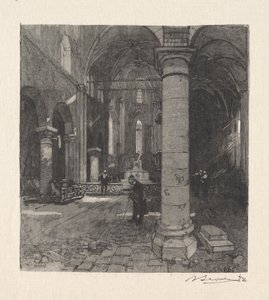 Interno della Chiesa da Auguste Louis Lepère