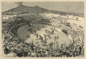Italia. La festa di Pompei, Il circo dei gladiatori da Auguste Louis Lepère