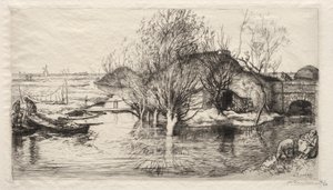 La casa allagata da Auguste Louis Lepère