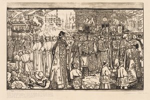 La Processione del Corpus Domini a Nantes, 1901