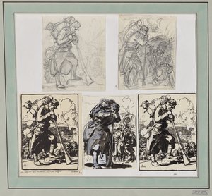 La ritirata dopo Charleroi... da Auguste Louis Lepère