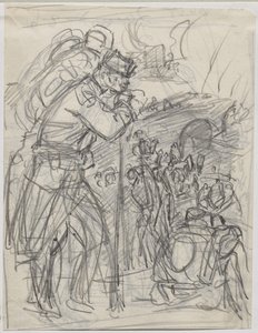 La ritirata dopo Charleroi da Auguste Louis Lepère