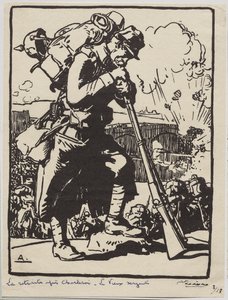 La ritirata dopo Charleroi da Auguste Louis Lepère