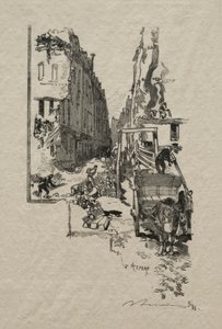 La Rue Victor Cousin da Auguste Louis Lepère